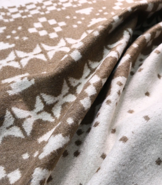 Soft, reversible knit or fleece fabric